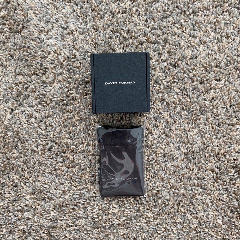 David Yurman Ring Box & Bag Pouch - EMPTY!